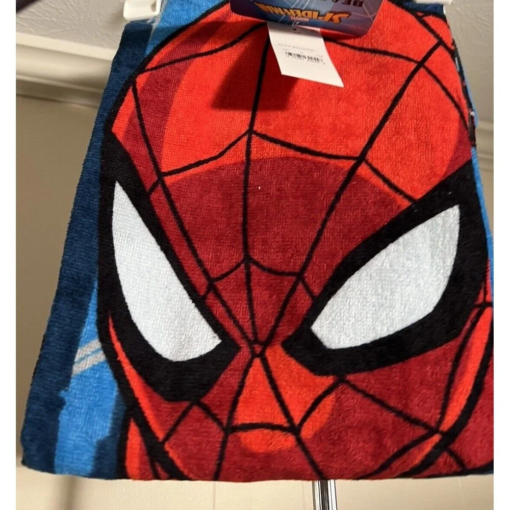 Spiderman‎ Marvel Beach Towel 28 x 58 - 100% Cotton - New With Tags